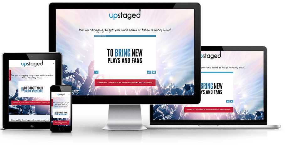 upstaged design london website